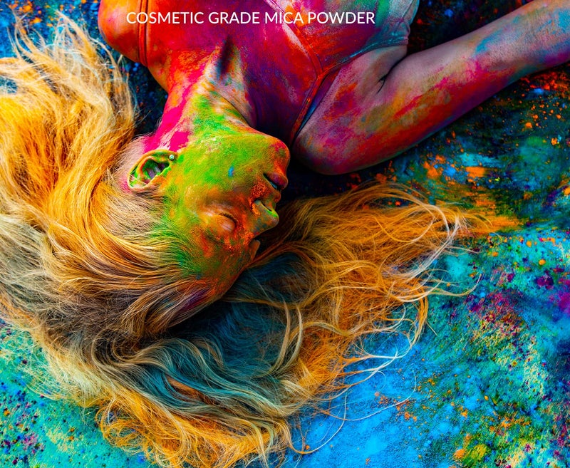 MARBLERS Red Mica Powder [Deep Red] 3oz (85g) | Cosmetic Grade | Epoxy Resin Pigment | Dye | Non-Toxic, Vegan, Cruelty-Free | Lip Gloss, Nails, Body Butter | Bath Bomb, Candle & Soap Making - Image 3